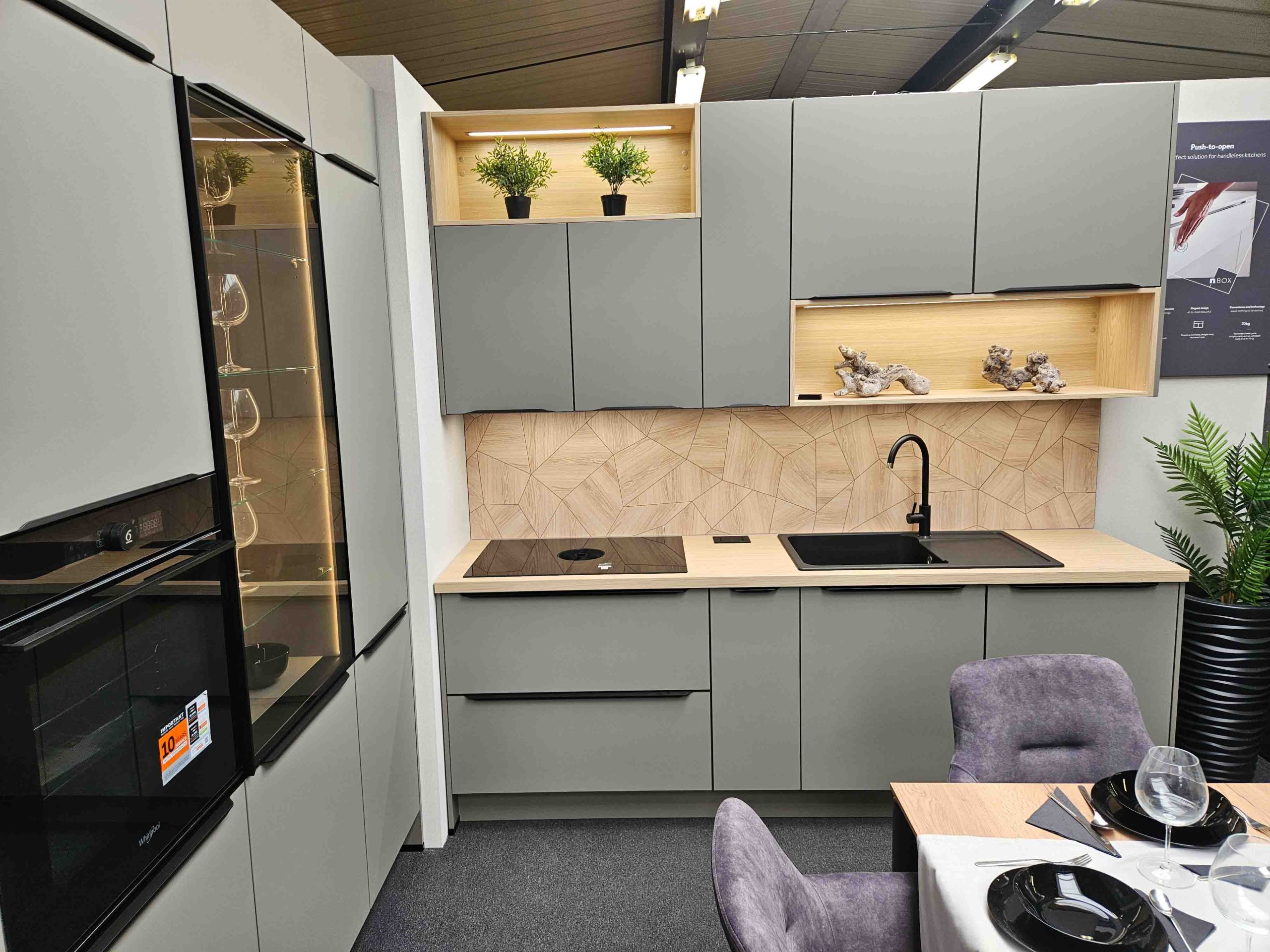KUHINJSKI BLOK Nobilia Easytouch Taupe